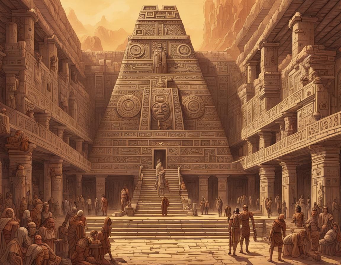 Aztec Embassy in Ancient Byzantium: Retro Sci-Fi