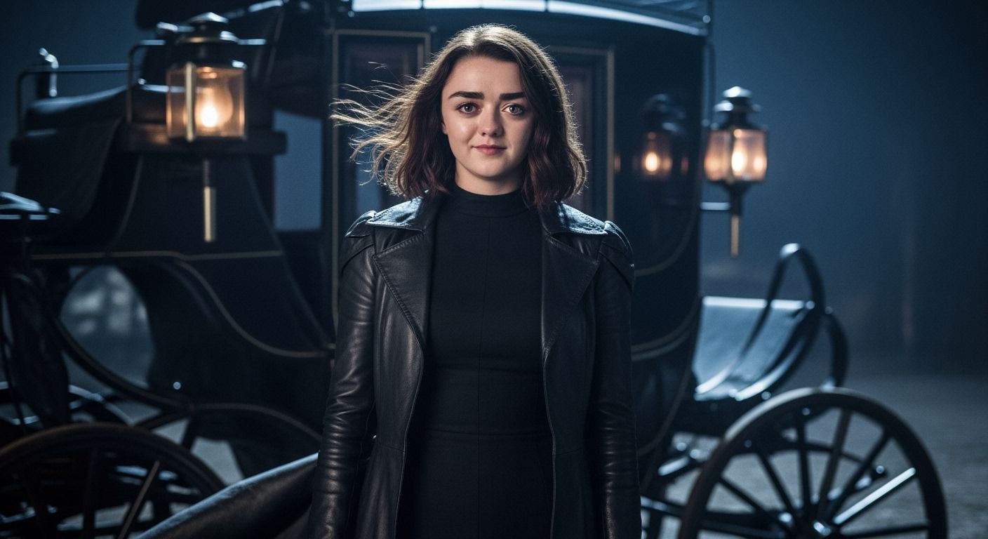 Maisie Williams as Ashildr in Eerie Victorian Night