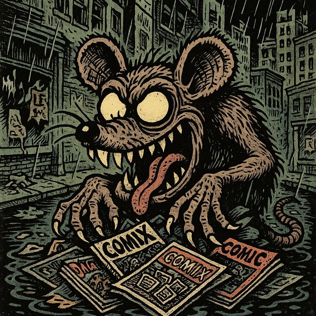 Monstrous Ratfink Creature Emerges From Comic Books