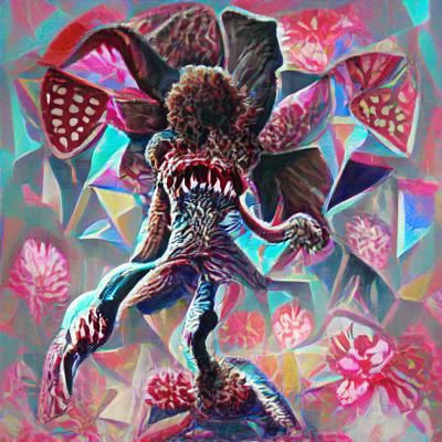 Demogorgon Maximalist Art: A Detailed Depiction