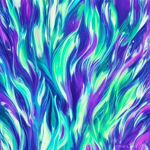 Electric Blue Liquid Environment with Speedy Vessel