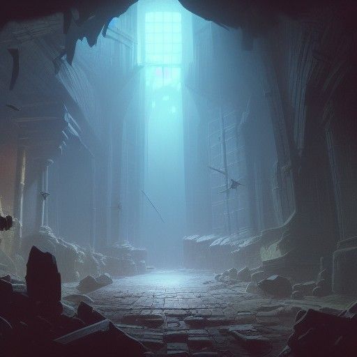 Photorealistic Dark Dungeon Environment in 8K