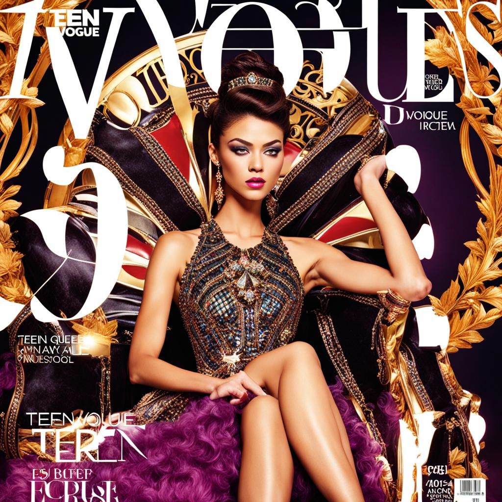 Teen Queen Fashion Magazine Cover