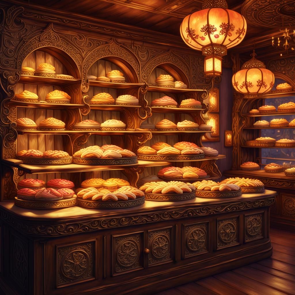 Mystical Pie Shop Concept Art