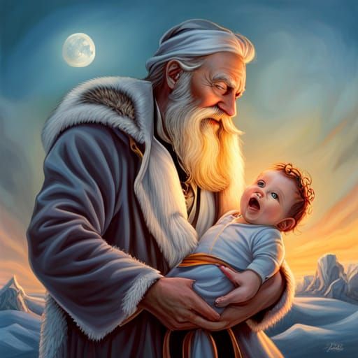 Father Time & Baby New Year