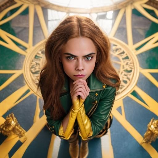 Cara Delevingne as Rogue in Baroque Sunlight