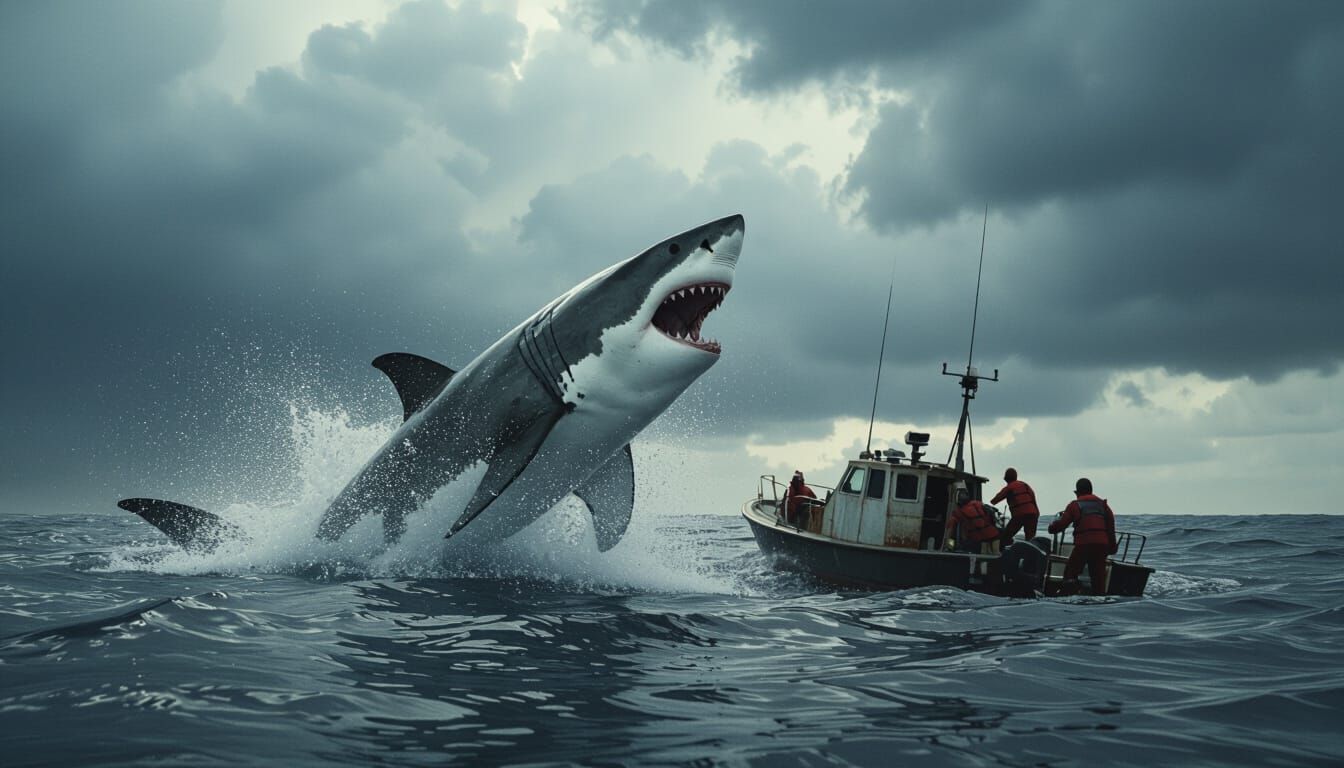 Great White Shark Attack: Cinematic Horror