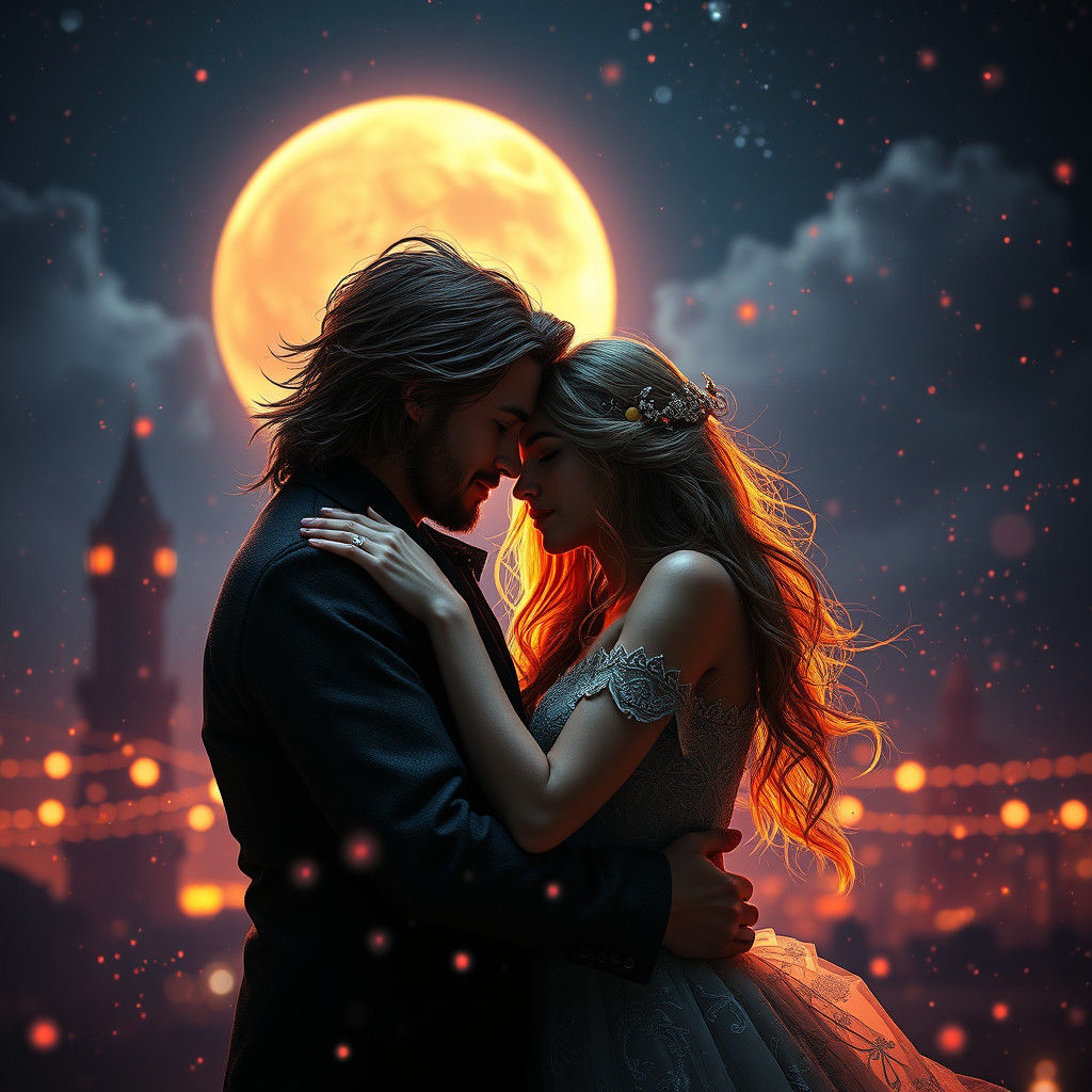 Romantic Couple Inspired by 'All Through the Night'