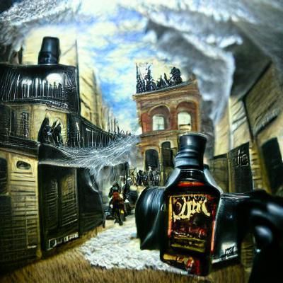 Baroque Oil Painting of Jack the Ripper