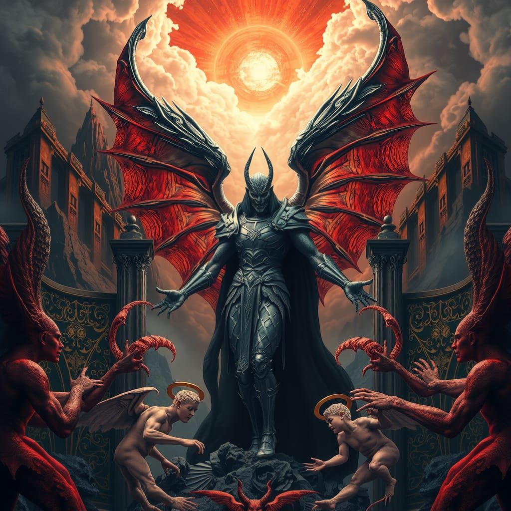 Deity Between Heaven and Hell