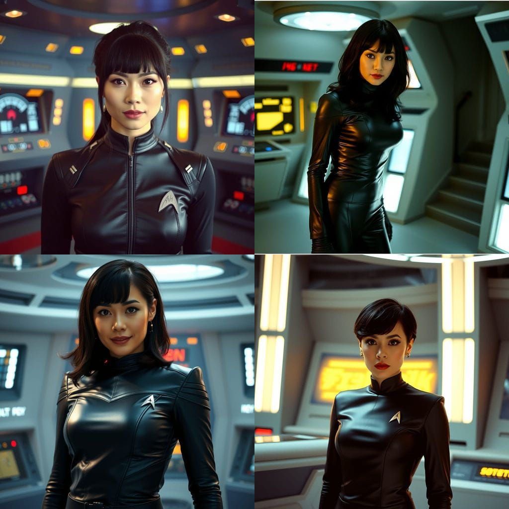 Epic Starfleet Commander Philippa Georgiou in Cinematic Blac...