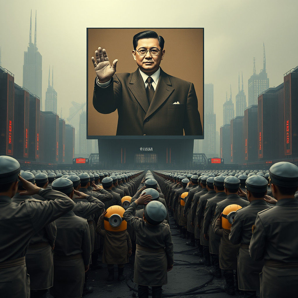 Dystopian Minions Salute Leader in Villeneuve-Inspired Metro...