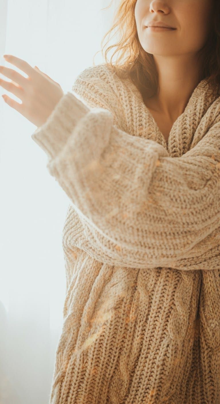 Ethereal Embrace: A Warm Moment in Surreal Art Style