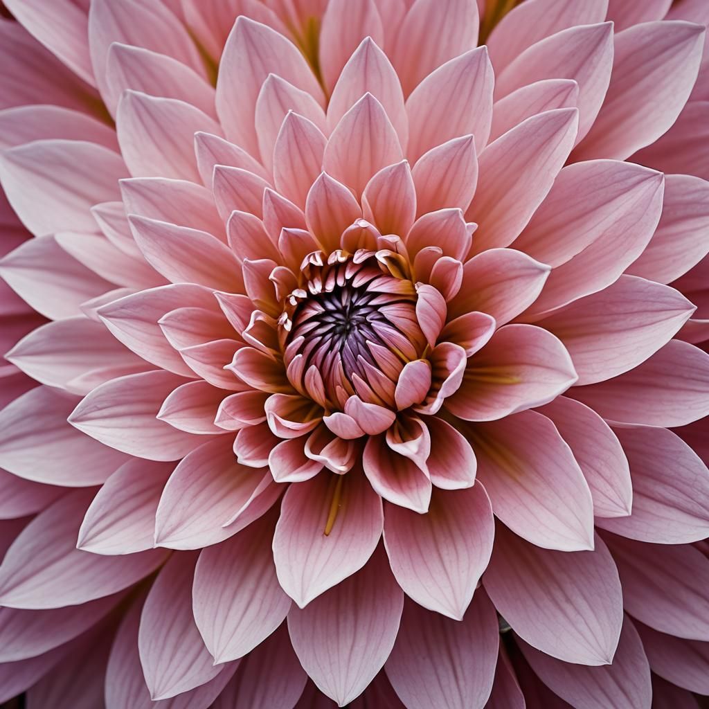 Detailed Macro Photograph of Intricate Flower Head