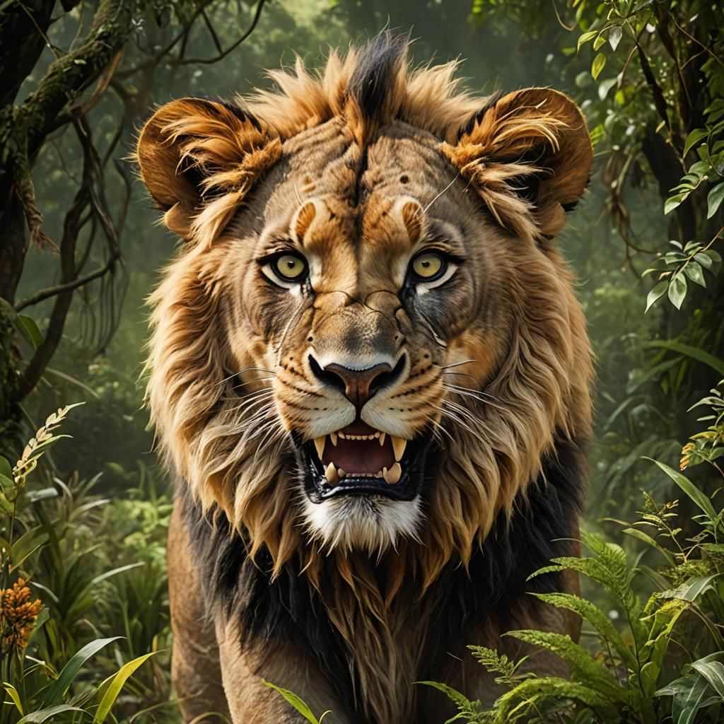 Simba’kufa: Monstrous Fusion of African Wildlife