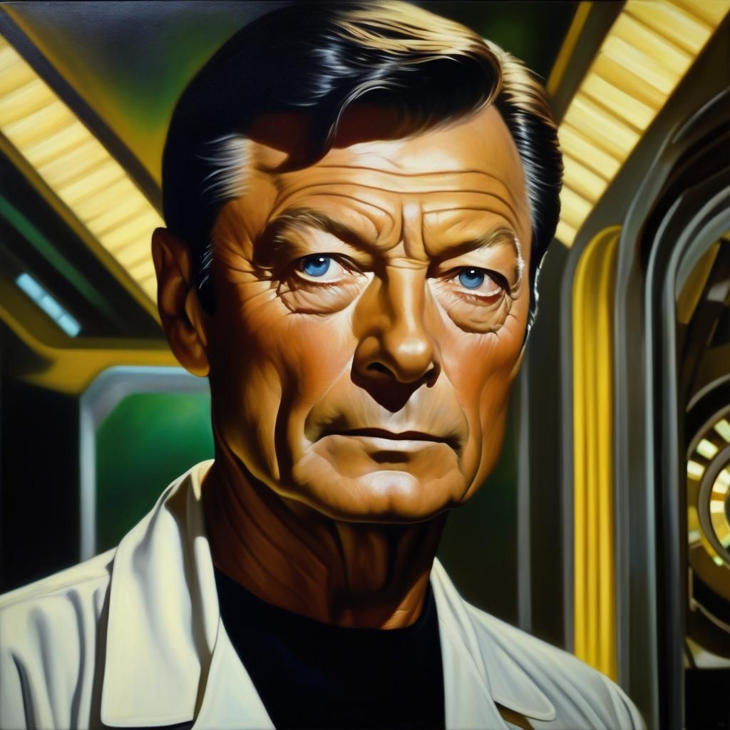 Realistic Portrait of Dr. McCoy as Oil Painting