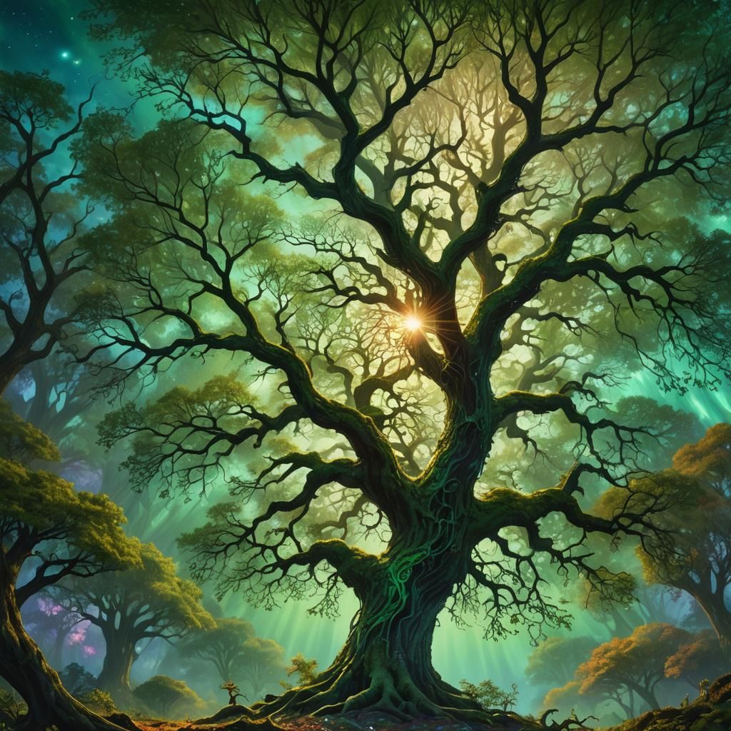 Mystical Elm Kingdom: Fantasy Concept Art
