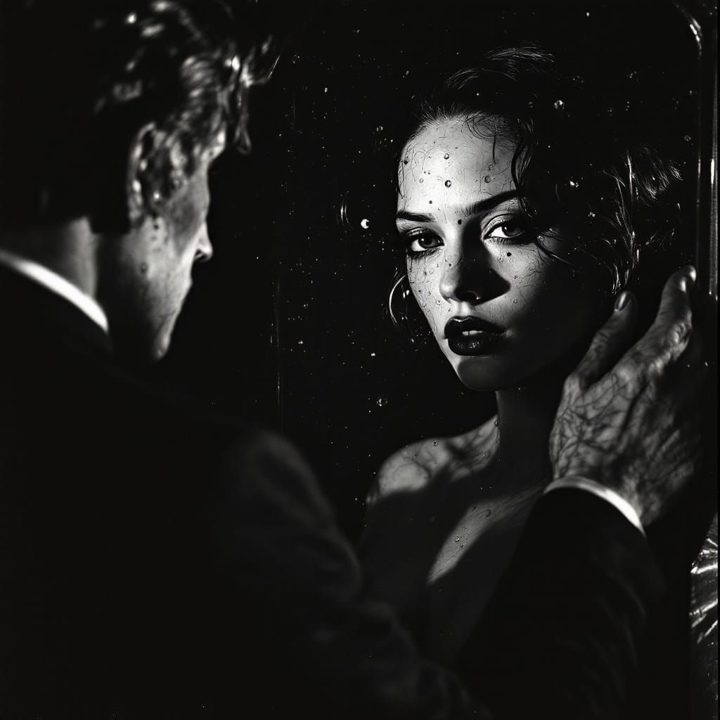 The Double Self Portrait in Art Deco Style