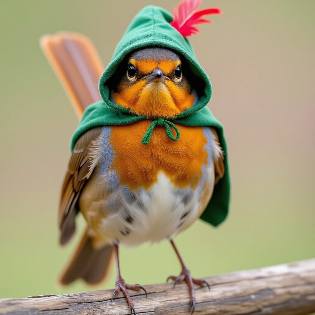 Robin Hood Bird: Proud Robin in Disguise