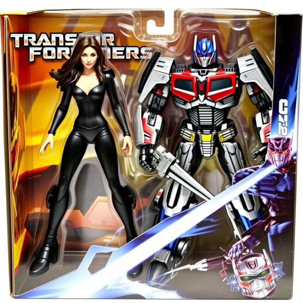 Megan Fox and Transformer Dynamic Duo in a Collector's Pack