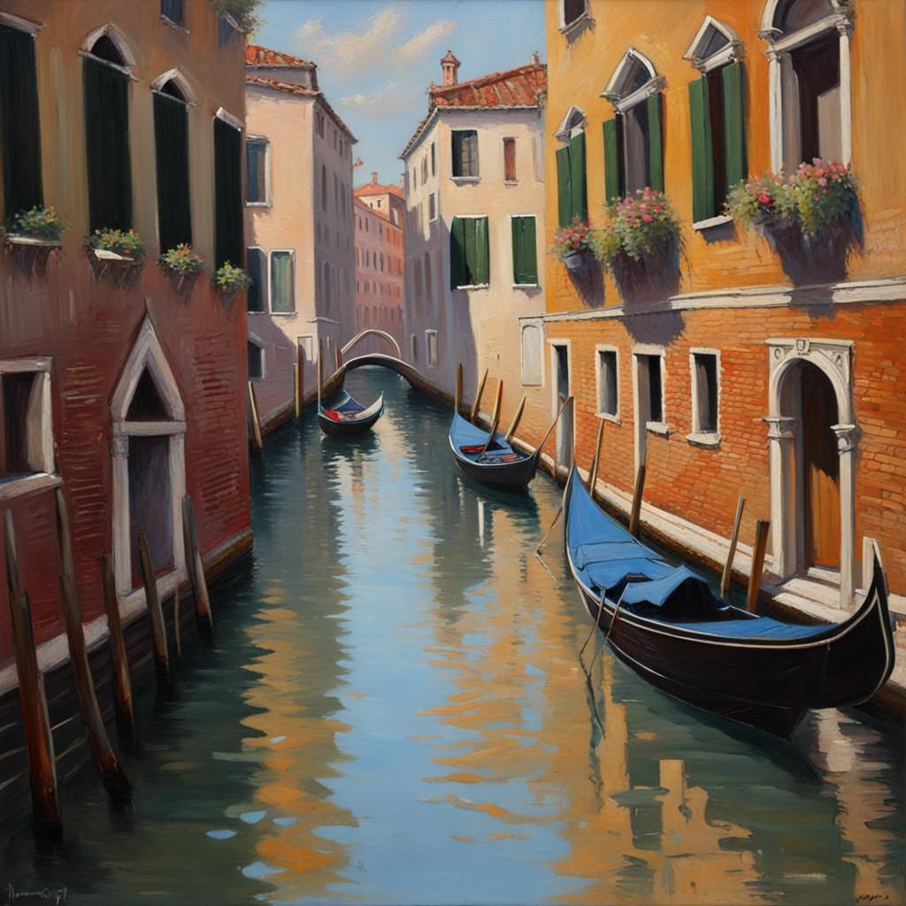 Venice: Oil Painting Inspired by James Gurney