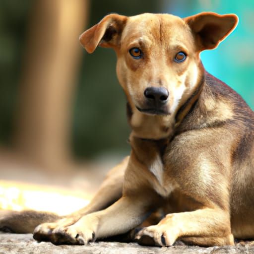Dog Portrait in Professional Photography Style