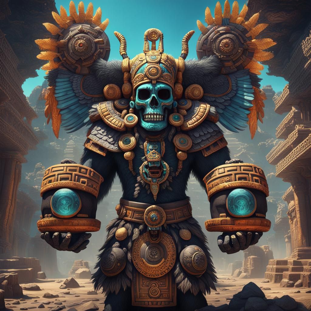 Tezcatlipoca, Aztec God of Magic and Death