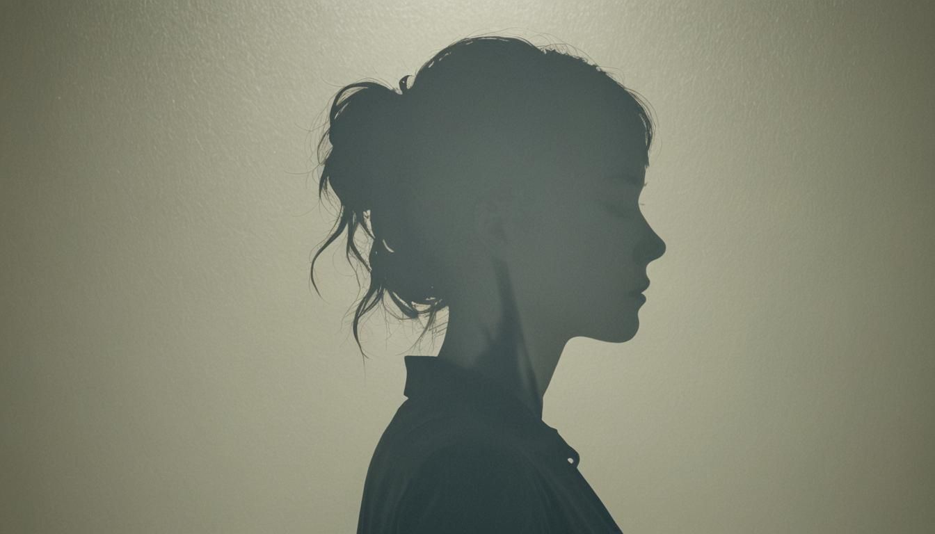 Introspective Silhouette with Shadow and Reflection