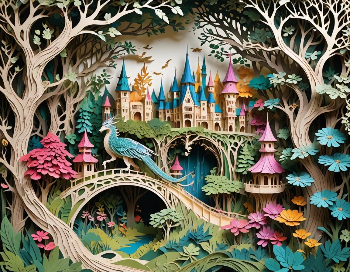 Kirigami art