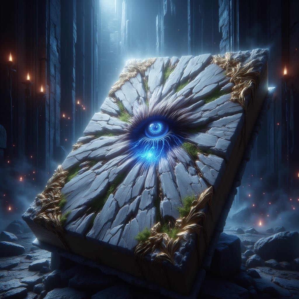 Ancient Magical Tome of Morning with Dragon Eye