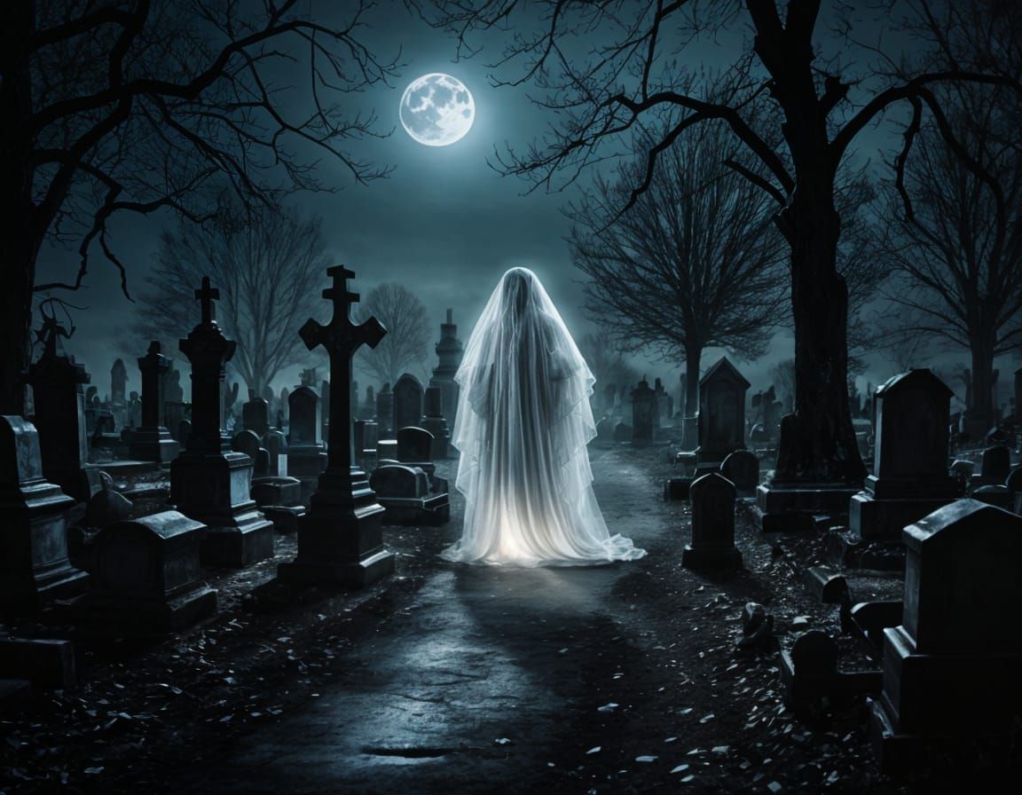 A Moment Later, the Ghost Arrived