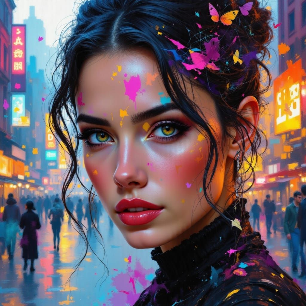 <lora:Abstract Reality:1.0> <lora:GoldenHour:1.0> 
<lora:Ear...