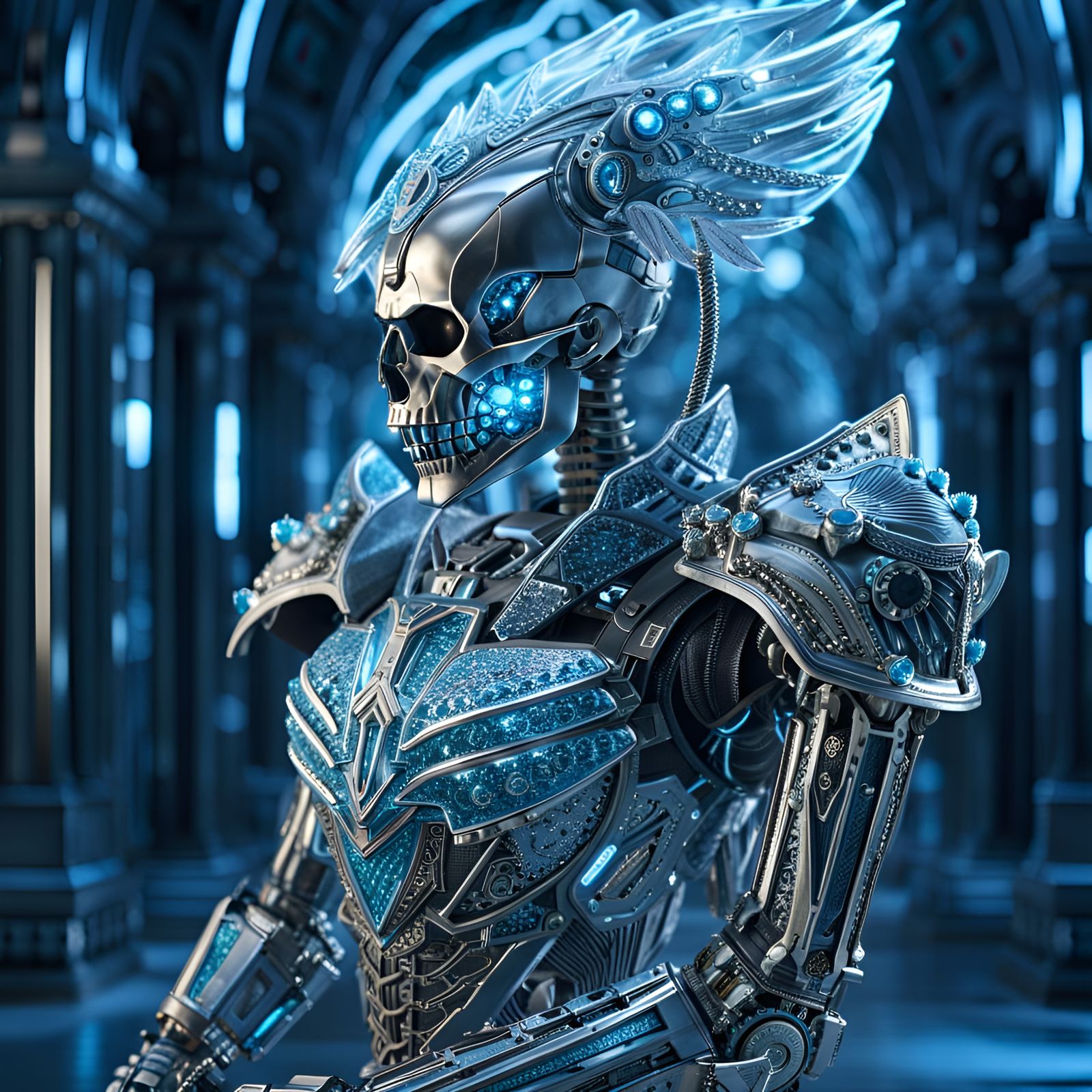 Cyberpunk Skeleton Prince