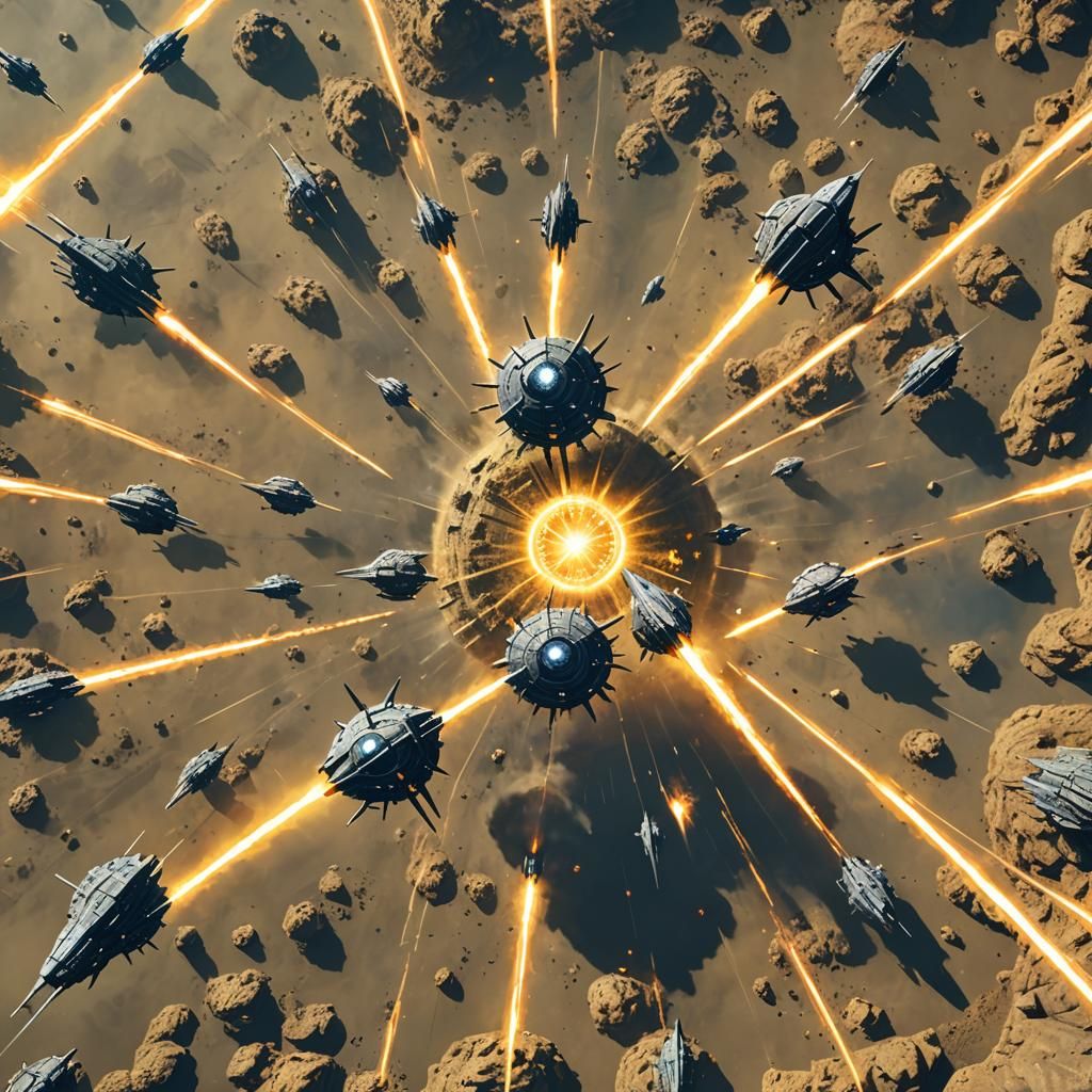 Ori Motherships Bombard Planet in SG-1 Style