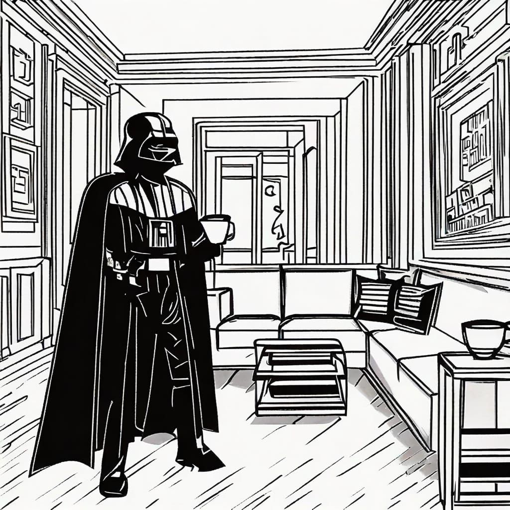 Ozzy Osbourne Scares Darth Vader With Coffee