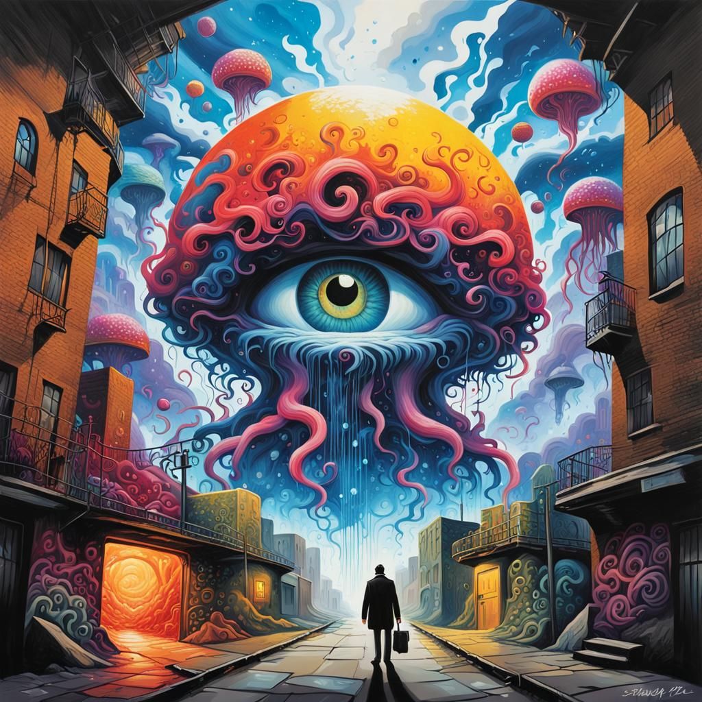 Interdimensional Portal Travel: A Surreal Polychromatic Jour...