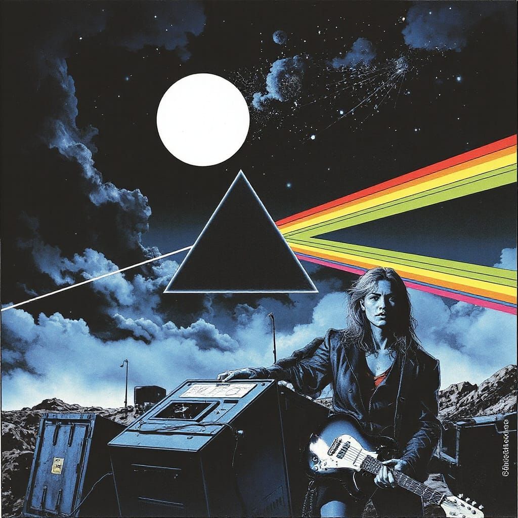 Dark Side of the Moon: Comic Book Art