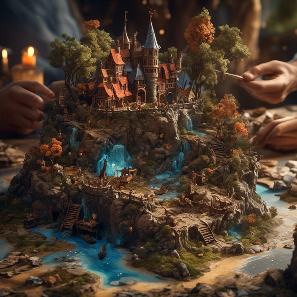 Fantasy TTRPG Comes to Life in 3D