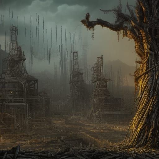 Post-Apocalyptic Wasteland: Lone Tree Survives