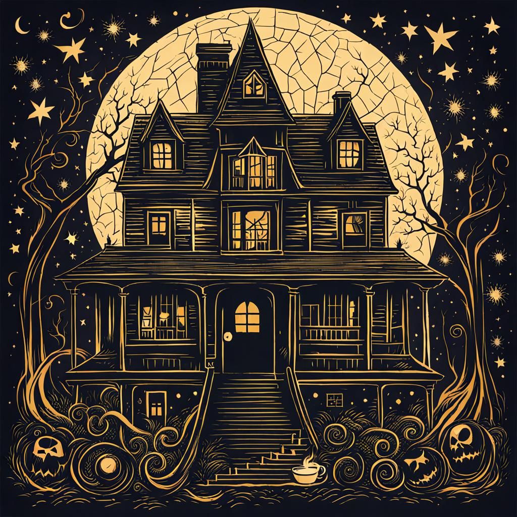 Abstract Spell Image Generated by AI