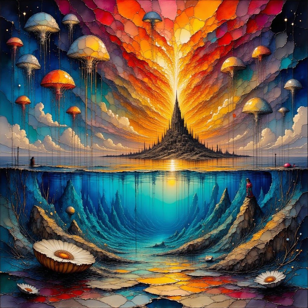 Underwater Volcano Eruption Creates Surreal Dreamscape