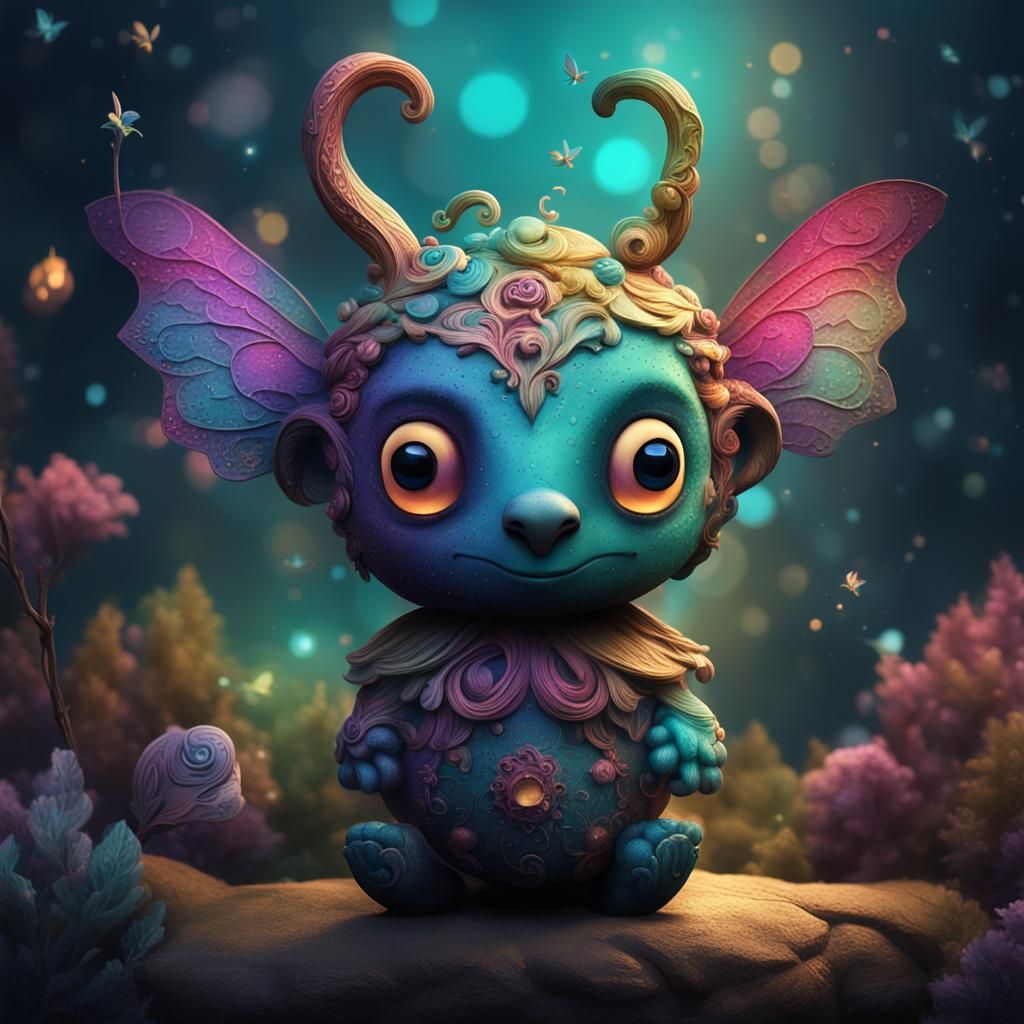 Surprised little gremlin