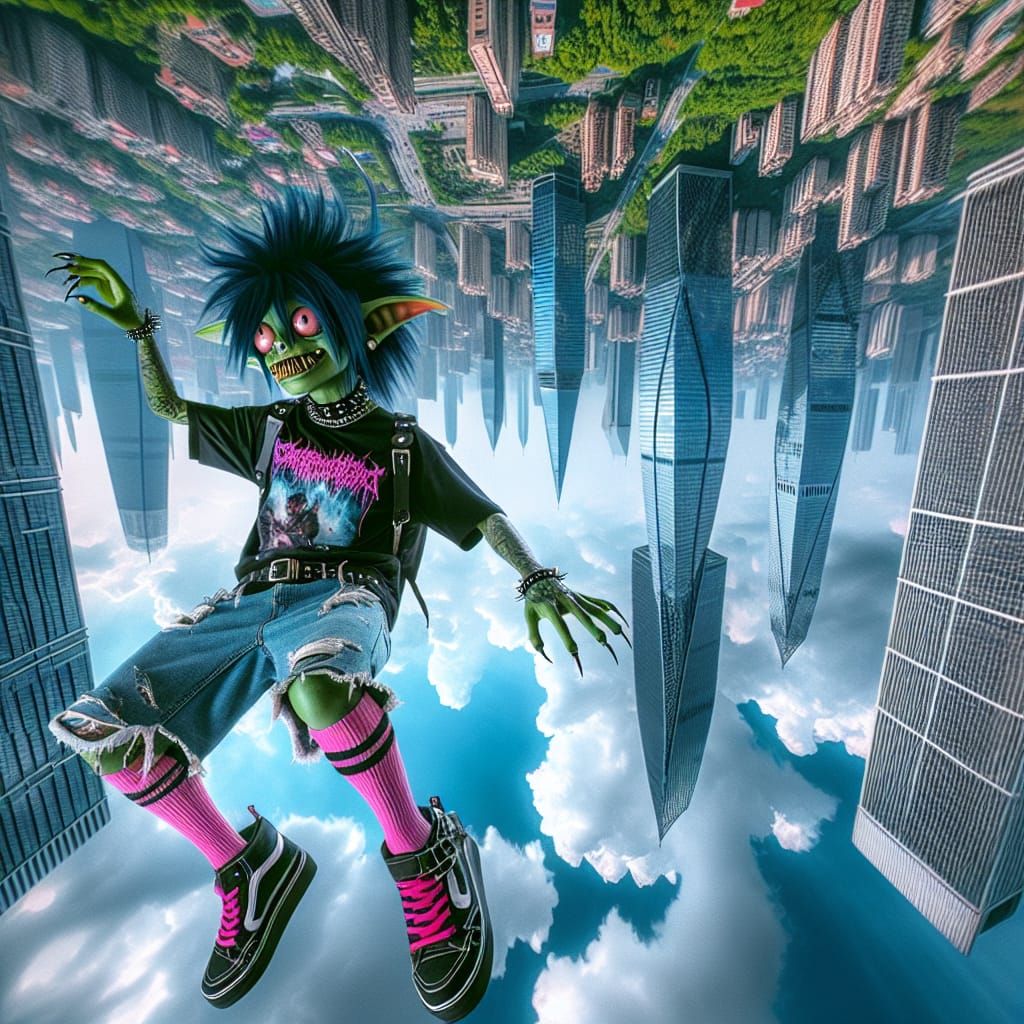 Emo Goblin Transported To New World