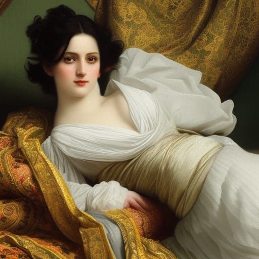 Ravishing Woman in Brothel: A Detailed Portrait