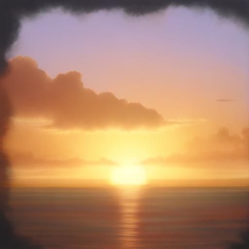 Picturesque Sunsets Over the Sea