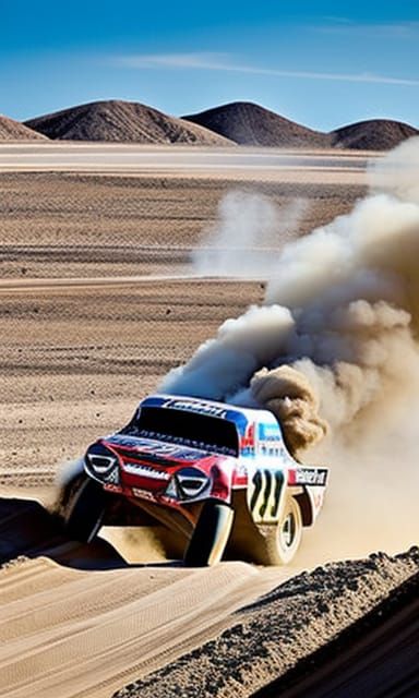 4x4 Truck Racing on Baja Speedway