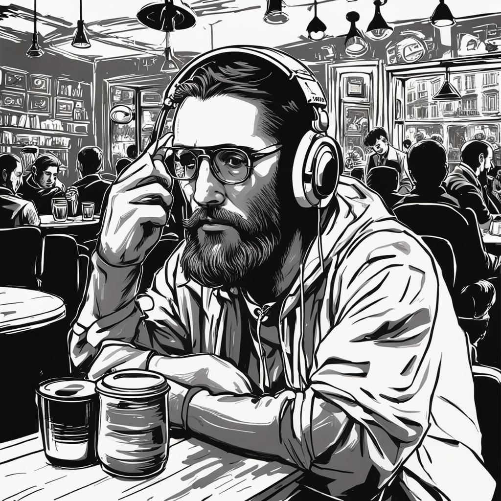 Monkey's Joyful Night at the Nightcafe