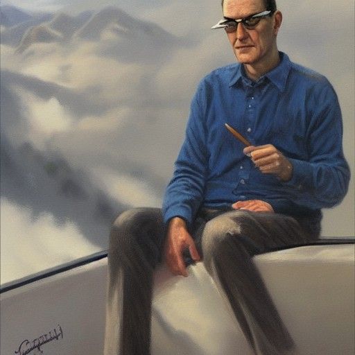 Eerie Oil Painting of the Zodiac Killer