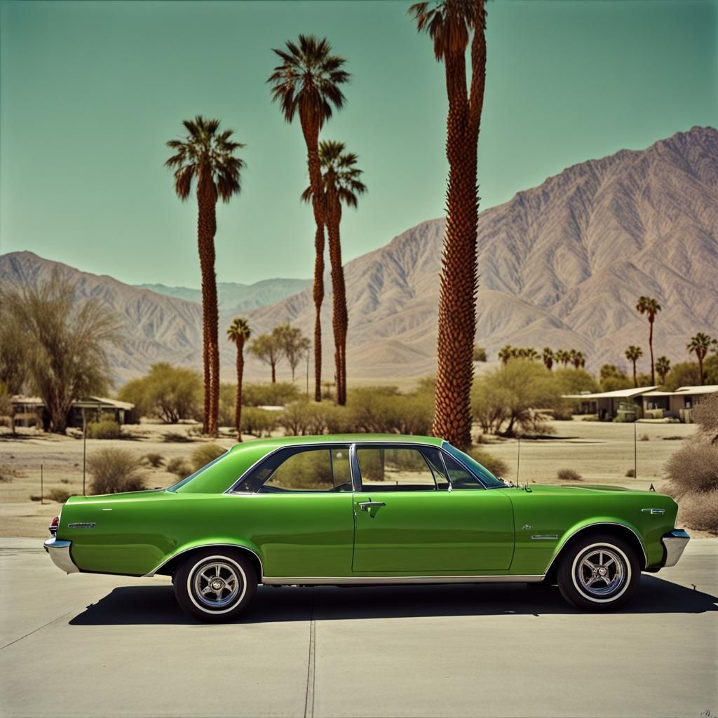 Classic 1965 Car in Palm Springs