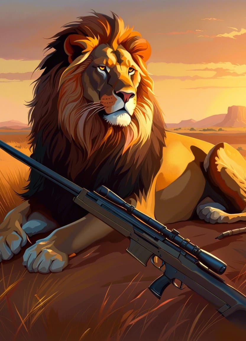 "Trophy hunter? No not round here mate"